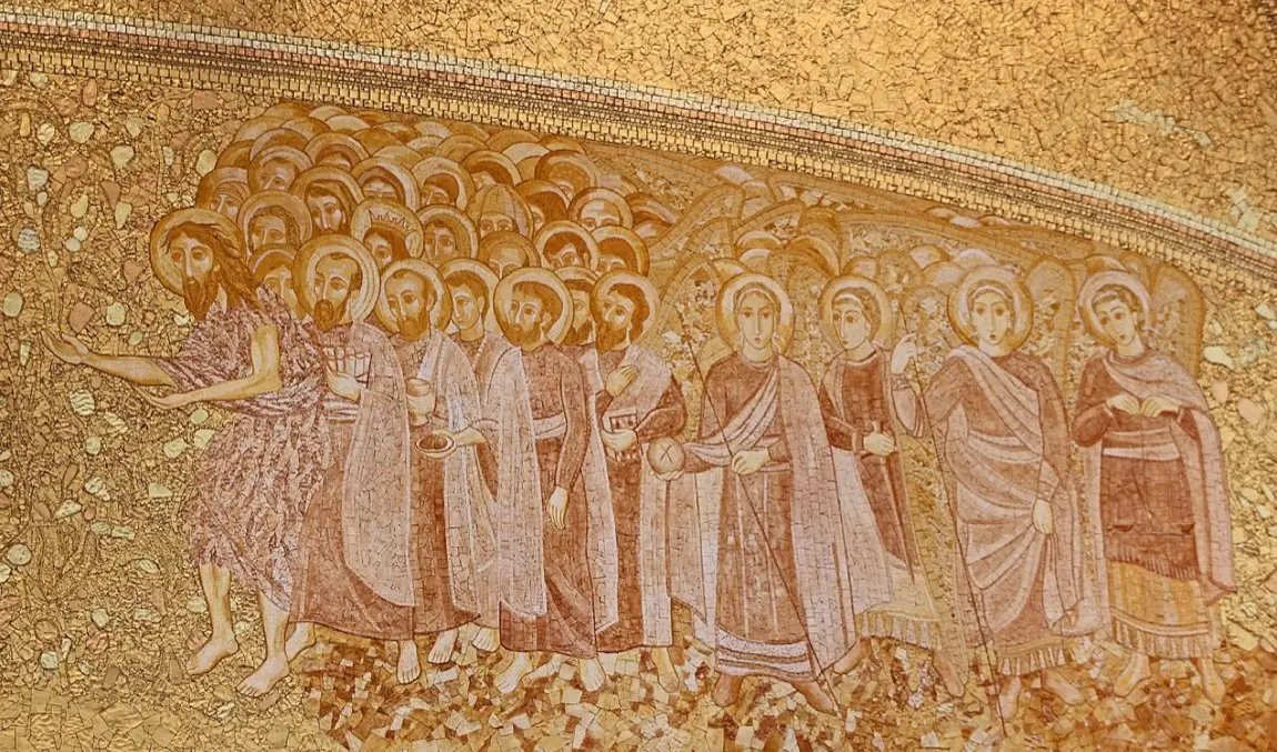 A fatimai kegyhely aranymozaikja