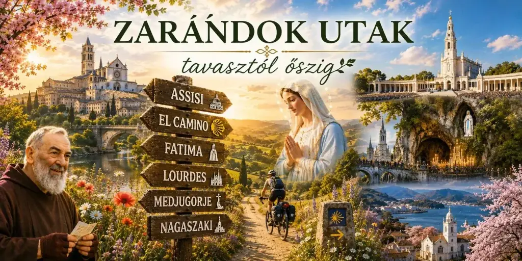 Tavasztól őszig: zarándokutak